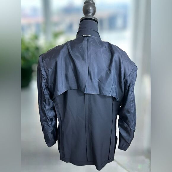 Vintage Gianni Versace Blue 100% Virgin Wool Blazer Suit Jacket Coat Size 42/ 8 - Picture 8 of 11